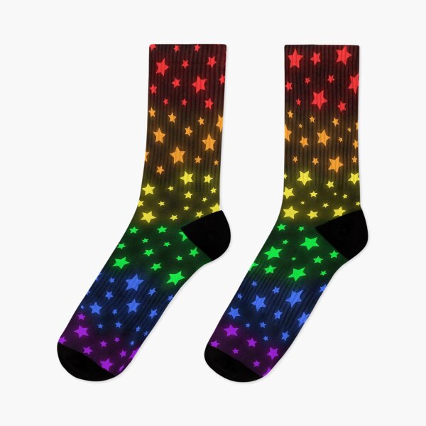 Item preview, starry gay flag designed and sold by 85pamplemousses.