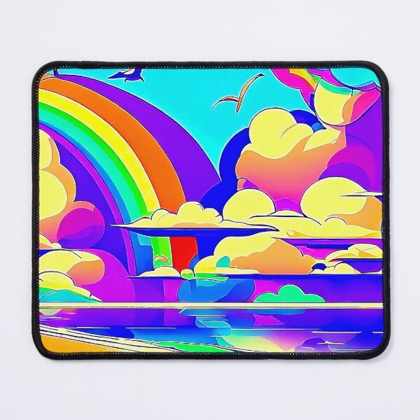 Item preview, Rainbow Sunset Pop Art Landscape designed and sold by LaRoach Digital Arts.