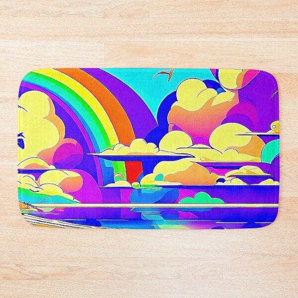 Item preview, Rainbow Sunset Pop Art Landscape designed and sold by LaRoach Digital Arts.