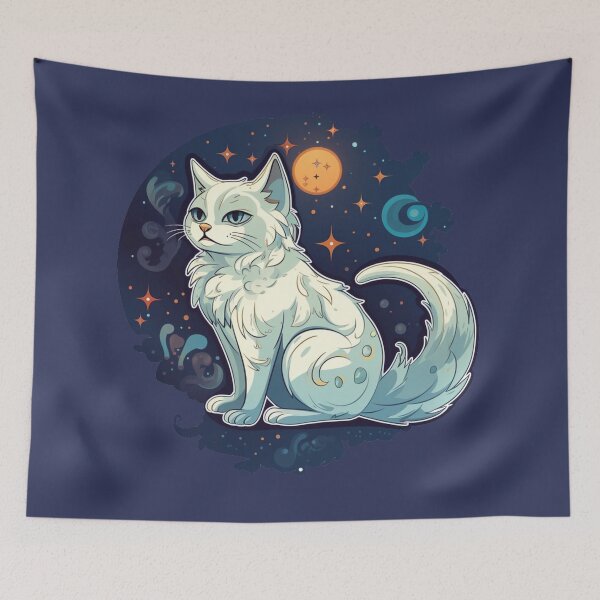 Item preview, Celestial Cat Miaw designed and sold by Bjammer.