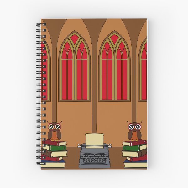 Item preview, Owl Library in front of Stained Glass designed and sold by KyttsyKrafts.