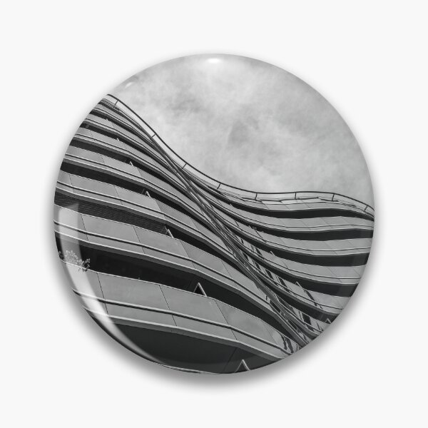 Item preview, Modern glass building in Puerto Madero, Buenos Aires. HDR Black and White Photography. designed and sold by nachodramis.