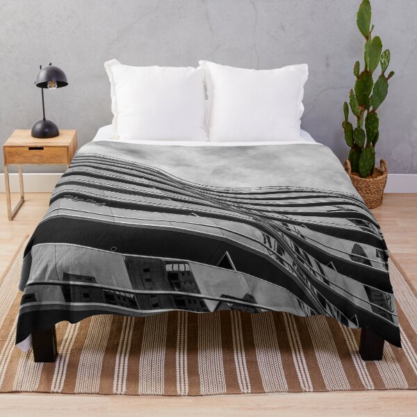 Item preview, Modern glass building in Puerto Madero, Buenos Aires. HDR Black and White Photography. designed and sold by nachodramis.