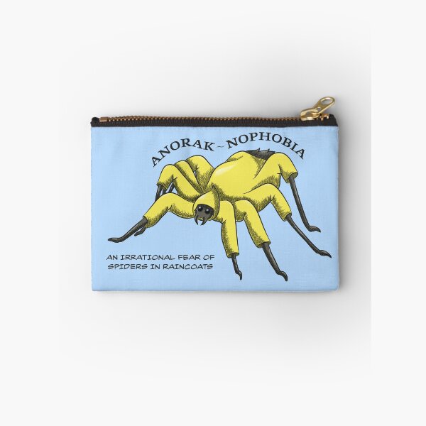 Item preview, Anorak-nophobia Spider Pun designed and sold by Jo Brookes Illustration.