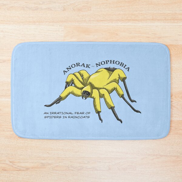 Item preview, Anorak-nophobia Spider Pun designed and sold by Jo Brookes Illustration.