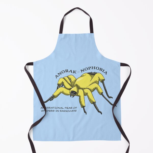 Item preview, Anorak-nophobia Spider Pun designed and sold by Jo Brookes Illustration.
