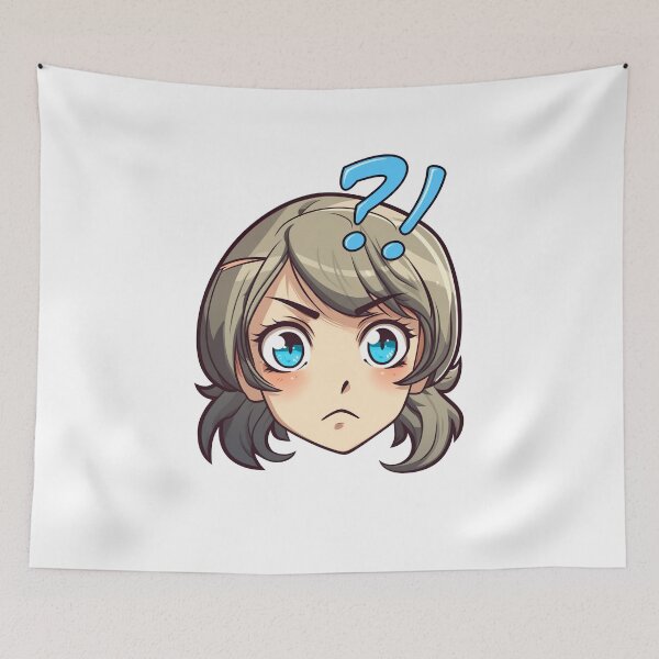 Item preview, Sceptical Anime Emoji - Anime Shirt designed and sold by KAIGAME Art.