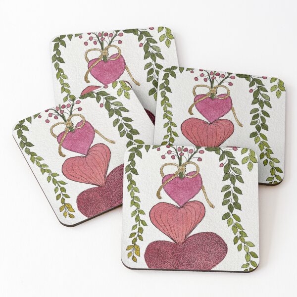 Item preview, Devotional: Three Hearts with Berries and Vines designed and sold by CreativeTemper.