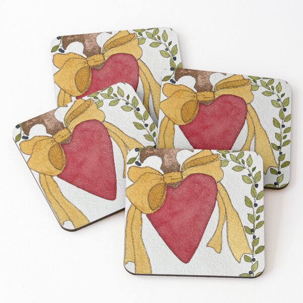 Item preview, Devotional: Heart with Gold Bow and Vines designed and sold by CreativeTemper.