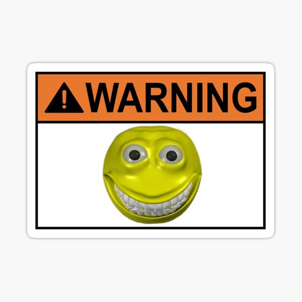 Cursed Emoji: Agony Sticker for Sale by ayliens596