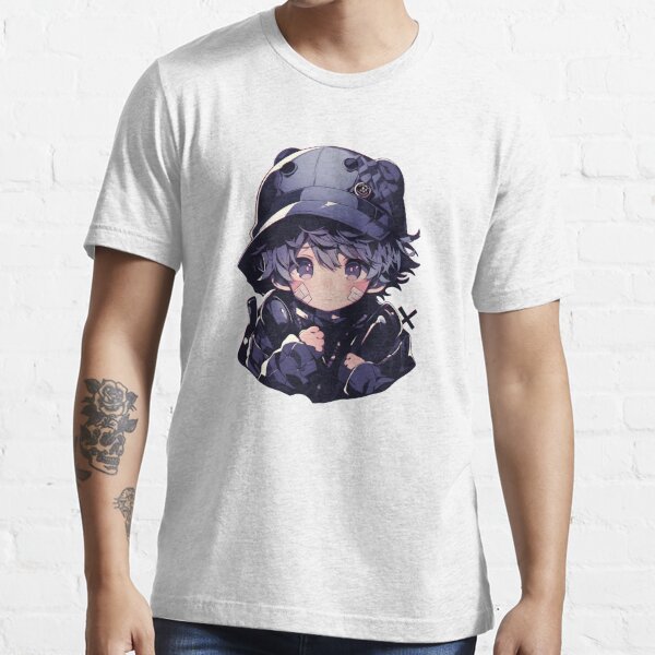 Chibi Anime Sad Boy Sticker Essential T-Shirt for Sale by Originull7