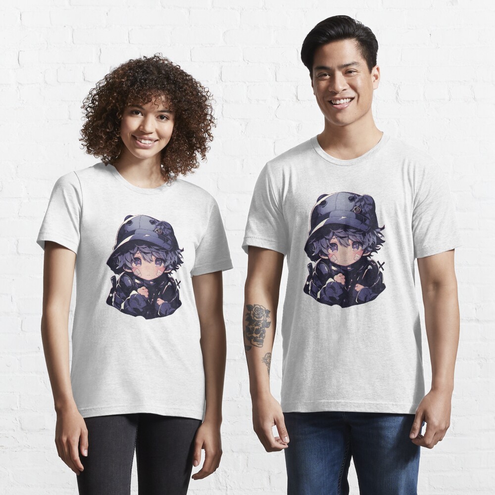 Chibi Anime Sad Boy Sticker Essential T-Shirt for Sale by Originull7