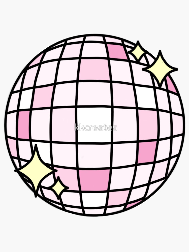 Pink Disco Ball | Sticker