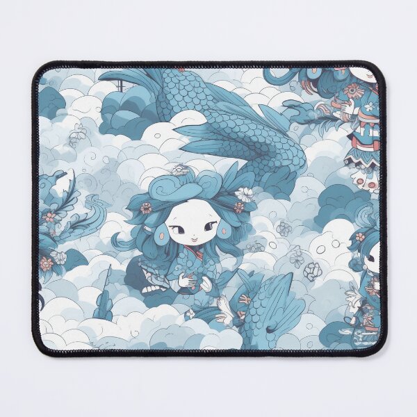 Item preview, The Little Blue Warriors - Repeating pattern designed and sold by FGregori.