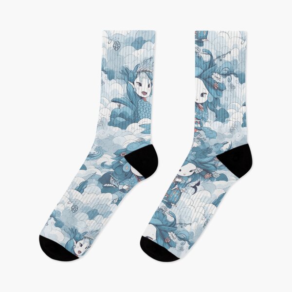 Item preview, The Little Blue Warriors - Repeating pattern designed and sold by FGregori.
