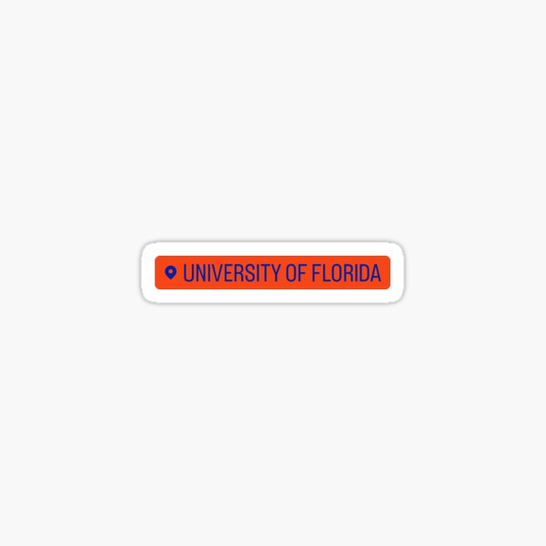 Item preview, UF location sticker designed and sold by ebbmma.