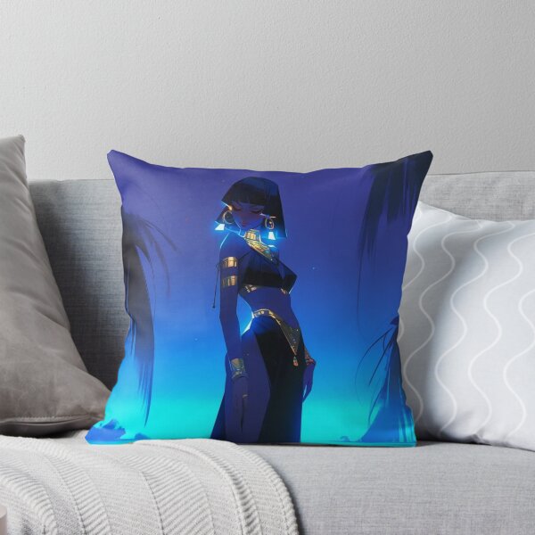 Item preview, Cleopatra glowing in the night in Egypt designed and sold by AIartCANVAS.