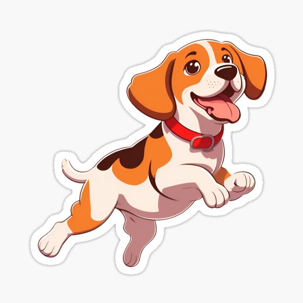 Cute Kawaii Beagle Dog Lover Stickers – Detour Shirts