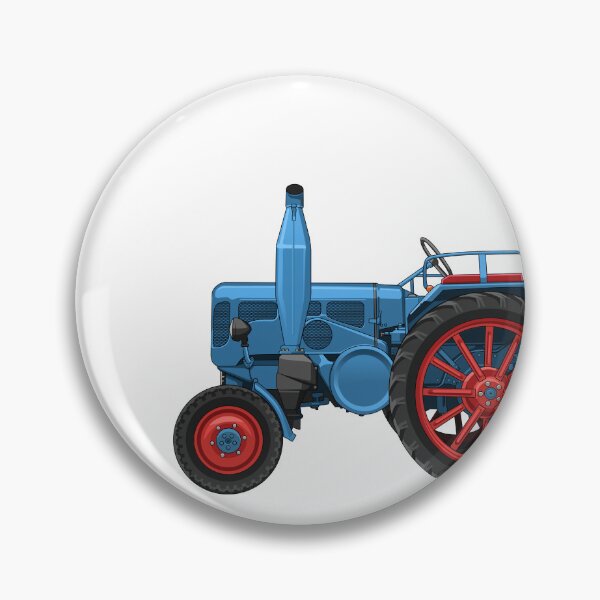 Item preview, Vintage tractor Lanz D1906 illustration designed and sold by softpixel.
