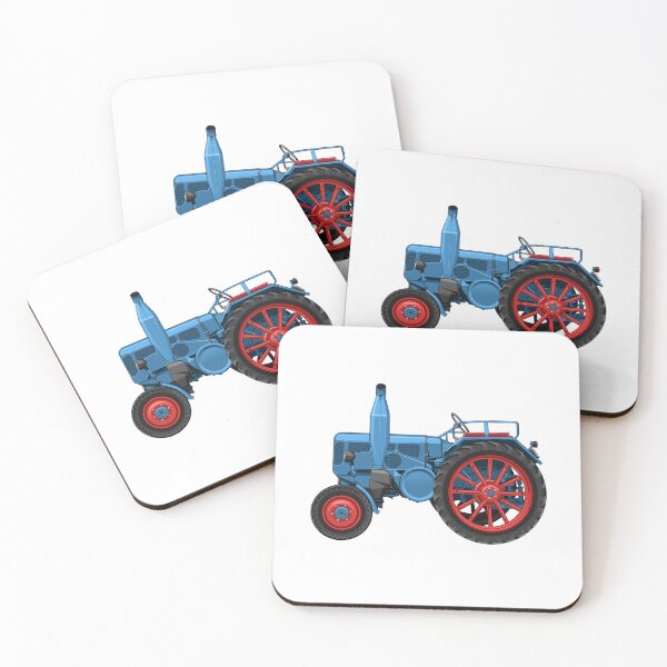 Item preview, Vintage tractor Lanz D1906 illustration designed and sold by softpixel.