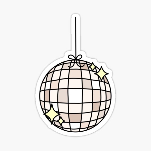 Pink Disco Ball Sticker for Sale by kkcreates