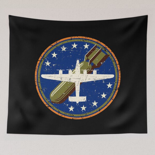 Item preview, USAF - Consolidated B-24 Liberator Heavy Bomber Pacth - Grunge Style designed and sold by pzd501.