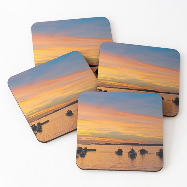 Item preview, A truly amazing sunset over the Isles of Scilly towards Tresco from St Marys. Even the sea is lit up orange! designed and sold by Cameranick.