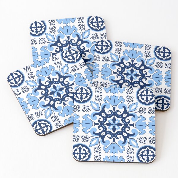 Item preview, Blue and white Azulejo pattern designed and sold by FK-UK.