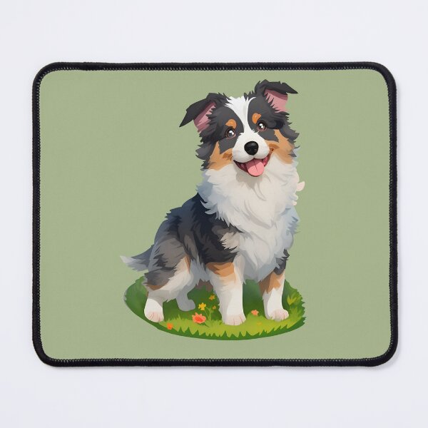 Item preview, Australian Shepherd Cute Sticker designed and sold by Fallfoxius.