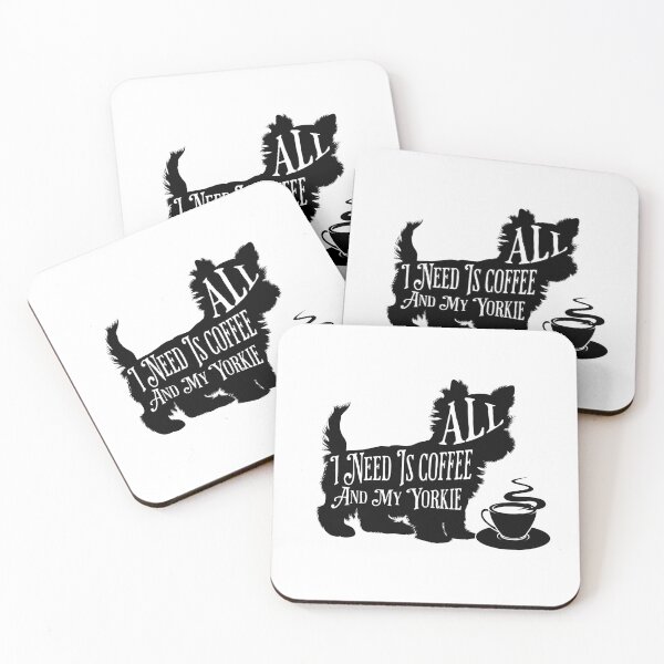 Item preview, All I Need Is Coffee And My Yorkie designed and sold by PlayfulPrint.