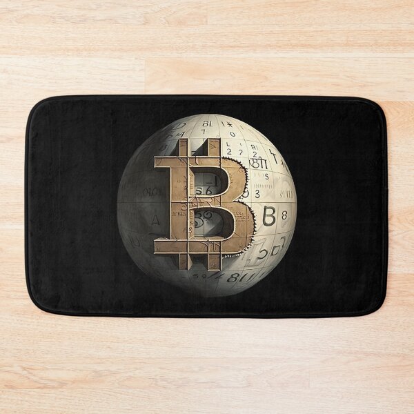 Item preview, AI 3D Bitcoin Art Mathematical Rules 2 designed and sold by Ale-Del-Con.