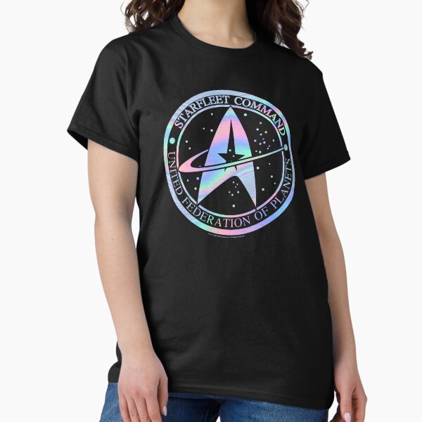 Item preview, Star Trek Classic Starfleet Command Hologram Logo designed and sold by FifthSun.