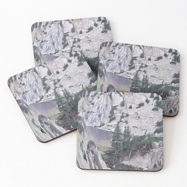 Item preview, Lake and Trees Near Rockslide designed and sold by BreezyBalloon.