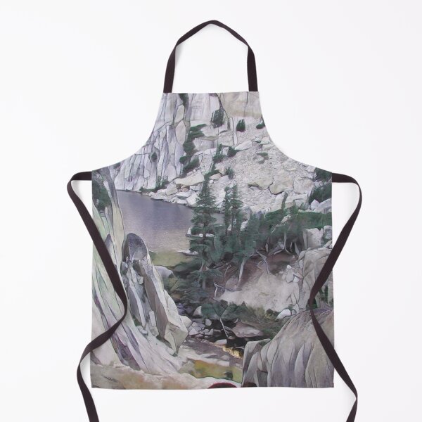 Item preview, Lake and Trees Near Rockslide designed and sold by BreezyBalloon.