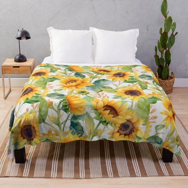 Artikelvorschau, Frühlings-Sommer-Blumenmuster-Wurfs-Kissen 4 entworfen und verkauft von LLdreams.