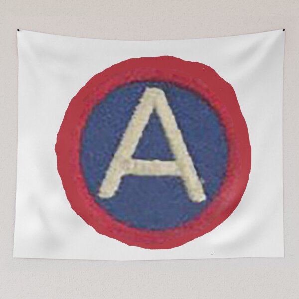 Item preview, Army patch, vintage army patch, America, US Army Patch, A, Red White Blue,  designed and sold by Nostrathomas66.