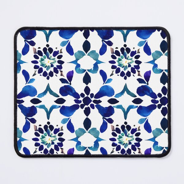 Item preview, Blue Green Floral Pattern designed and sold by Patterns For Products.