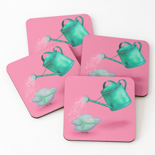 Item preview, Bean Takes a Watering Can Shower - Pink designed and sold by mwkairos.