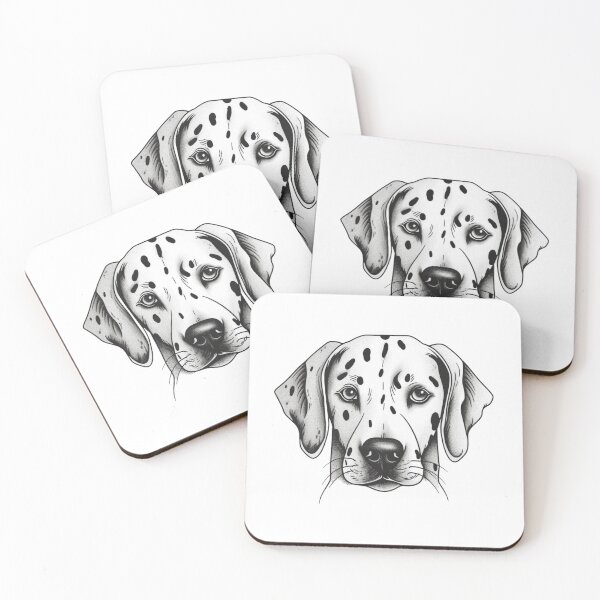 Item preview, Cute Dalmatian Portrait designed and sold by OtterComforts.