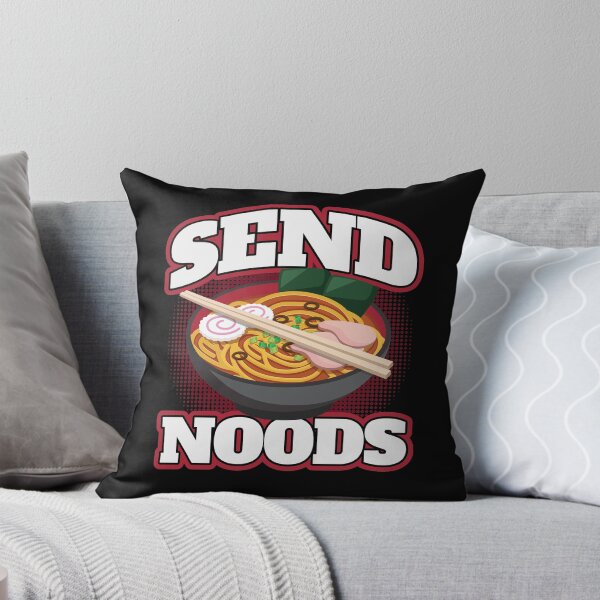 Item preview, Send Noods - Ramen Noodle Head T-Shirt designed and sold by themelonink.