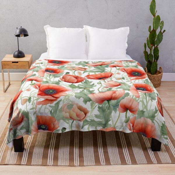 Artikelvorschau, Frühlings-Sommer-Blumenmuster-Wurfs-Kissen 6 entworfen und verkauft von LLdreams.
