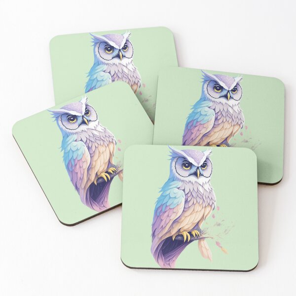 Item preview, Beautiful Colorful Owl designed and sold by martabaque.