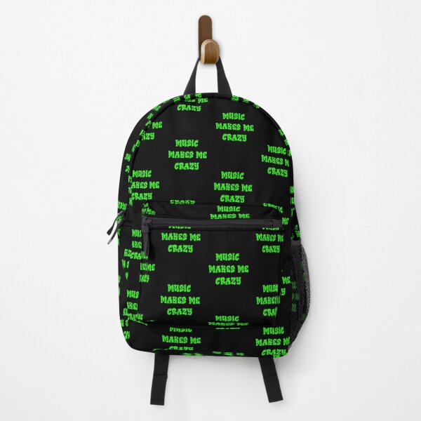 Item preview, Music drives me crazy neon green designed and sold by Artbellachi.