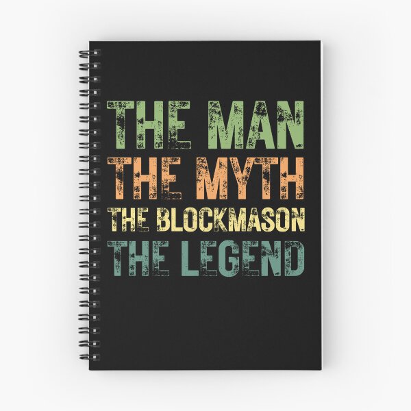 Item preview, The Man The Myth The Blockmason the Legend designed and sold by Crafty-Mornings.