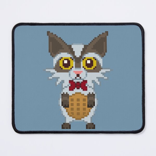 Item preview, Bowtie Waffle Cat Pixel Art designed and sold by Kaiko-Roku.