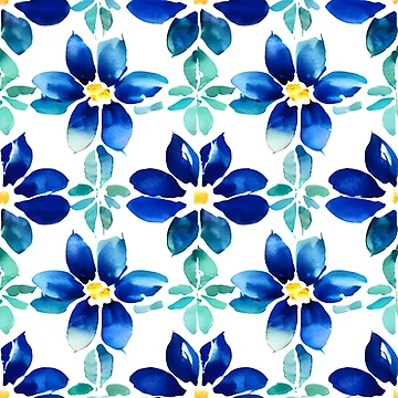 Artwork thumbnail, Fresh Flower Pattern by Patterns For Products