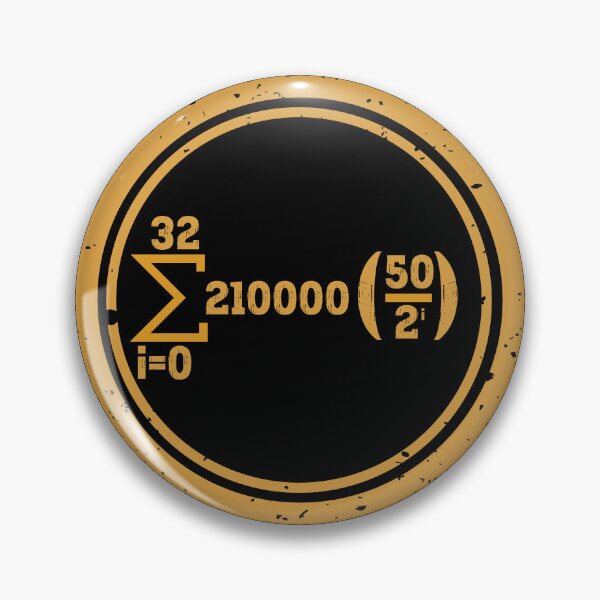 Item preview, Funny Bitcoin Supply Formula that doesn't look like Bitcoin designed and sold by abboqhse.