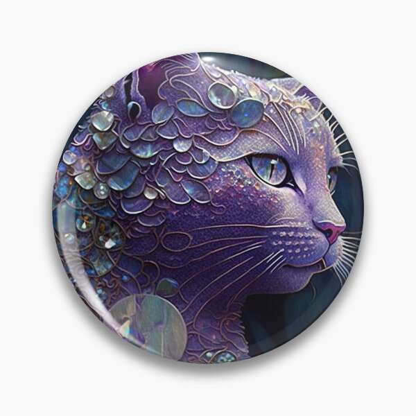 Item preview, GemstonePurple  Cat designed and sold by GemstoneandLeaf.