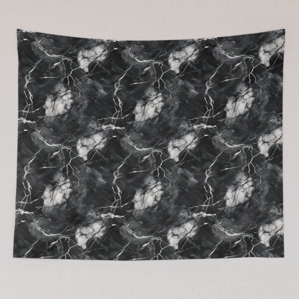 Item preview, Carrara style black porcelain tile designed and sold by imagenia.