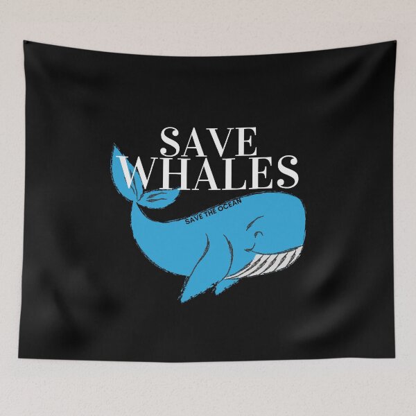 Item preview, save whales, a design campaign to help save whales designed and sold by Billion-design.